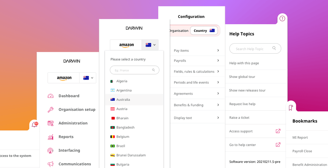 Darwin payroll platform IA