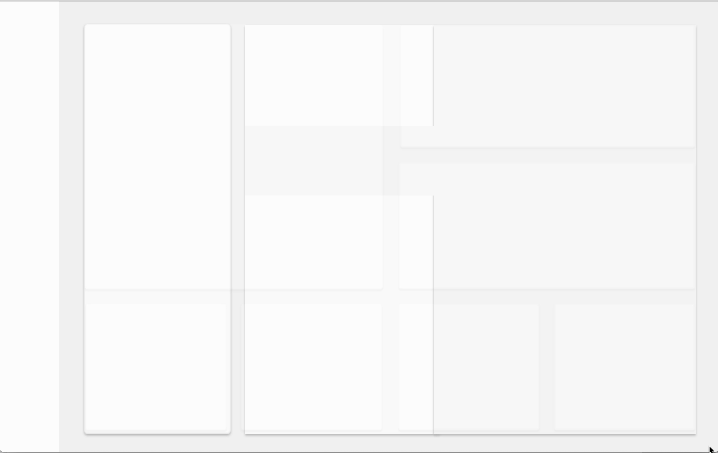 Multiple template layouts with deep linking